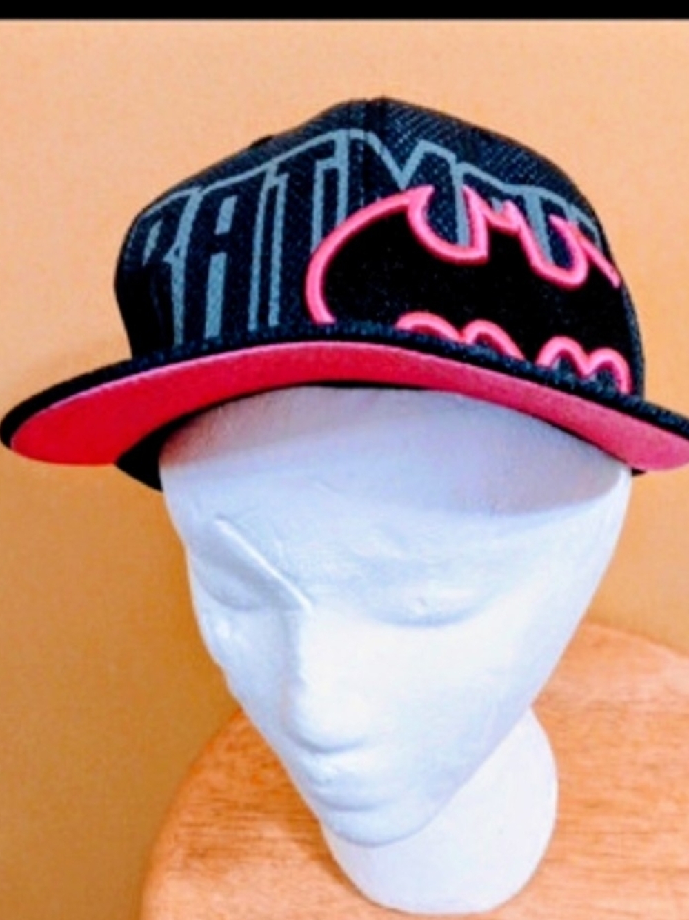 Batman Black and Pink Snapback Hat